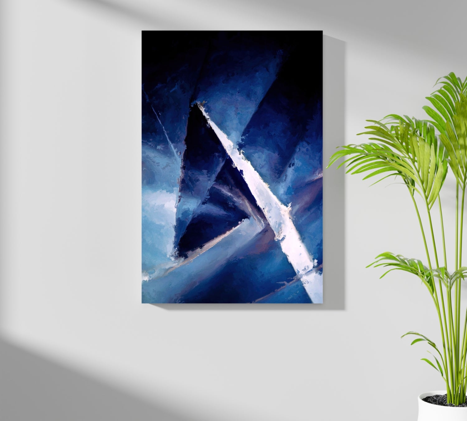 Abstract Geometry Aluminum Print.