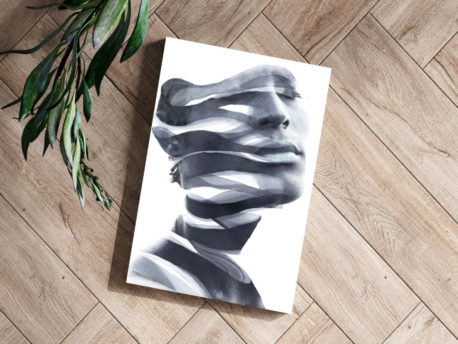 Abstract Woman Aluminum Print.