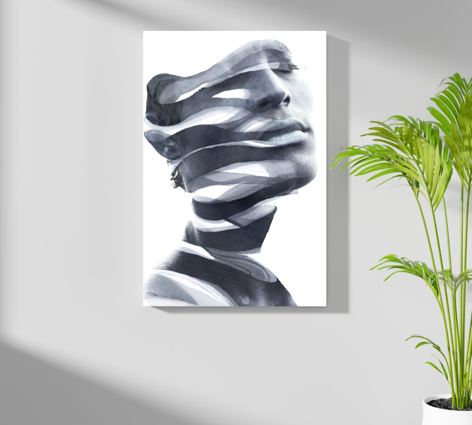 Abstract Woman Aluminum Print.