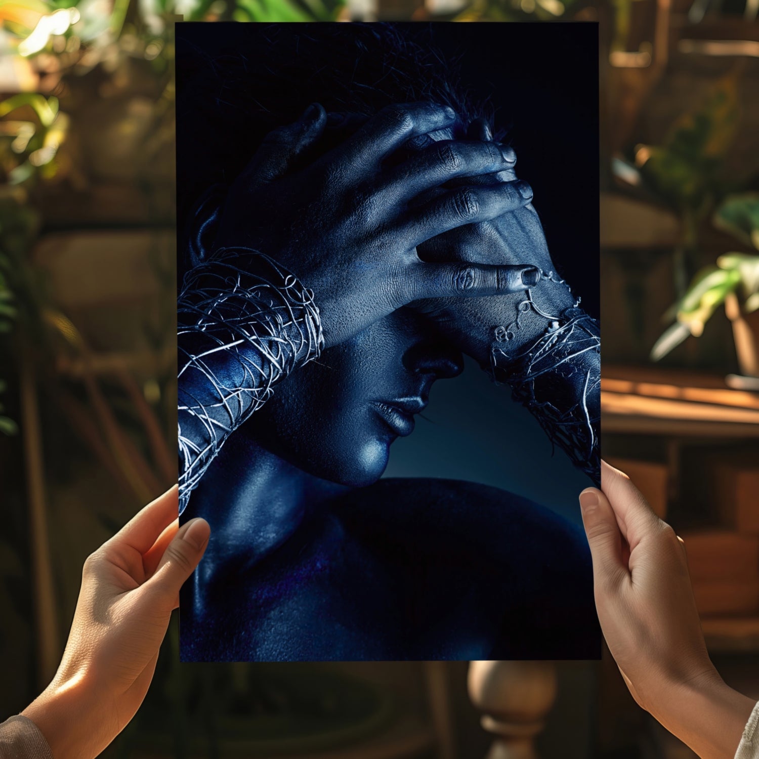 Woman Aluminum Print.