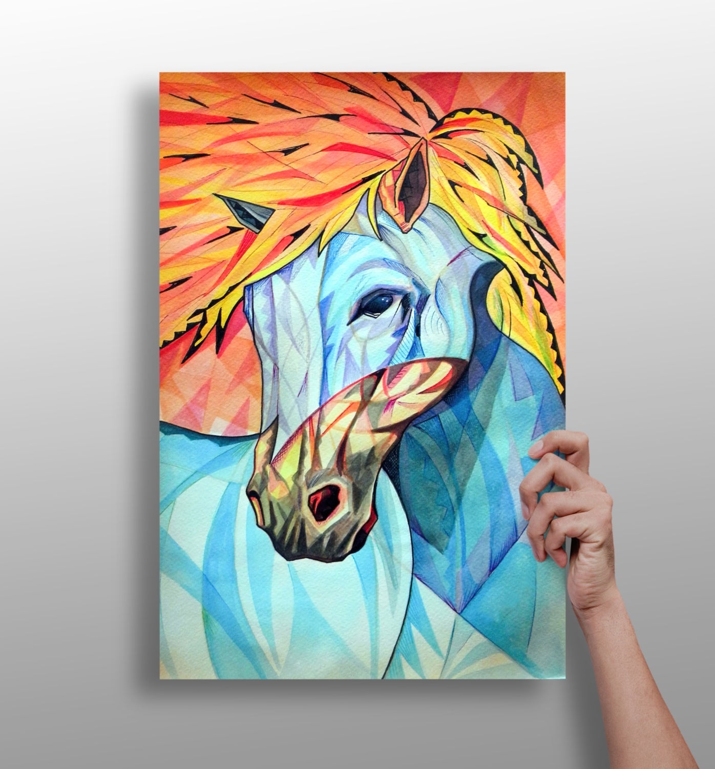 Horse Aluminum Print