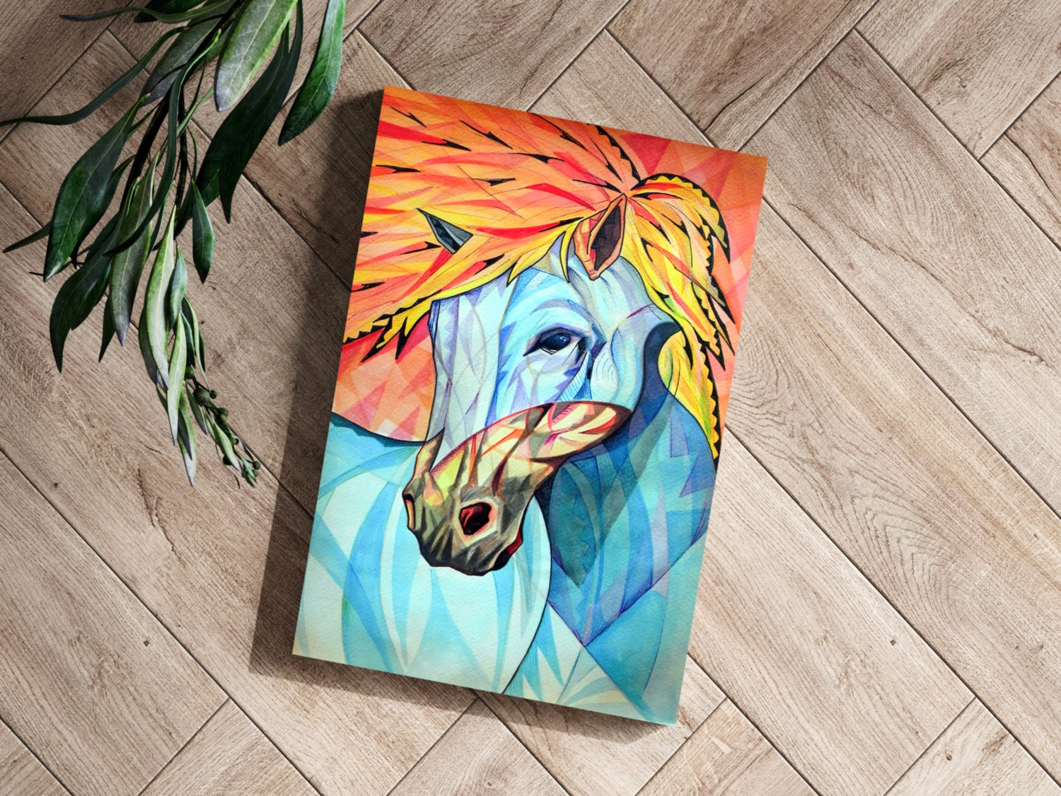 Horse Aluminum Print.