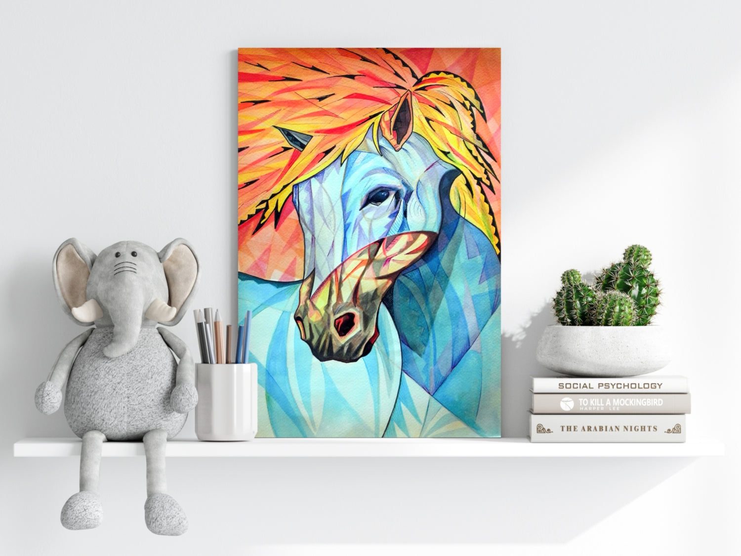 Horse Aluminum Print.