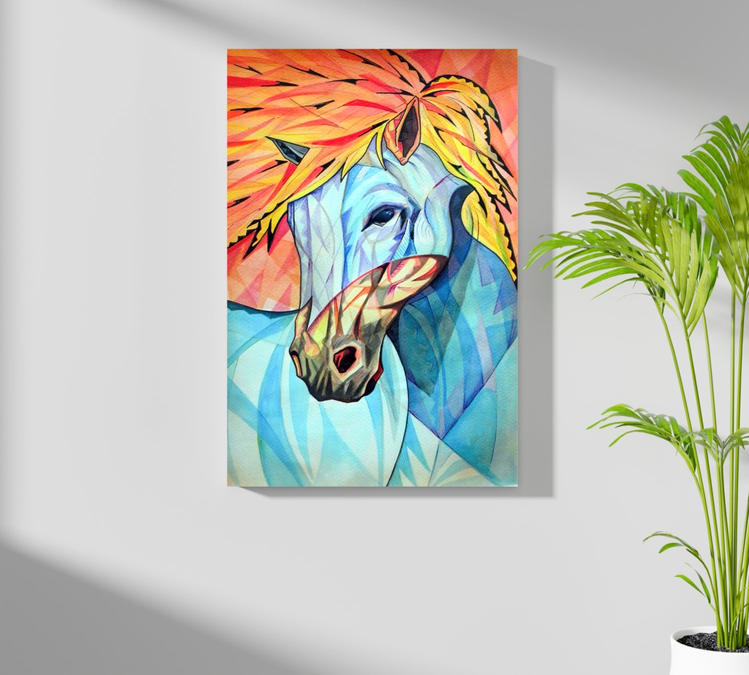 Horse Aluminum Print.