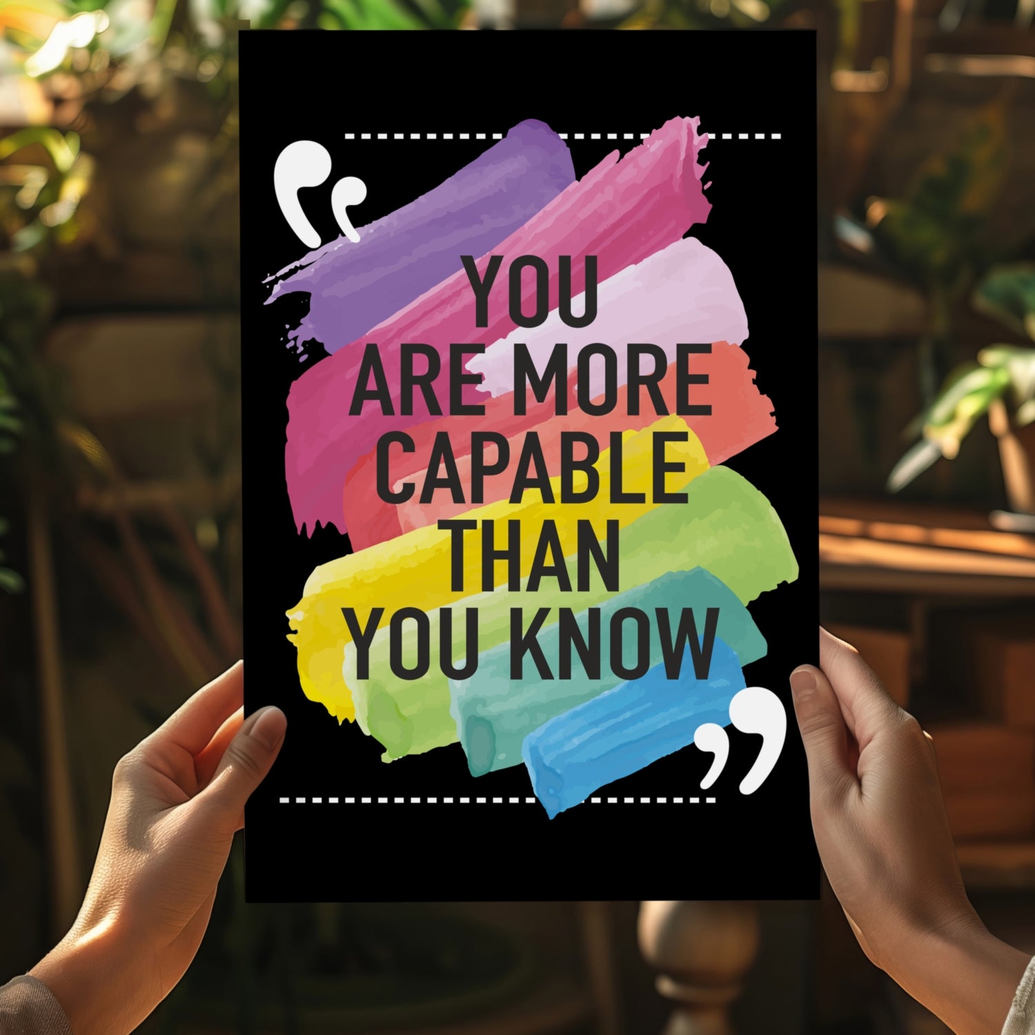 You Are Capable Aluminum Print.