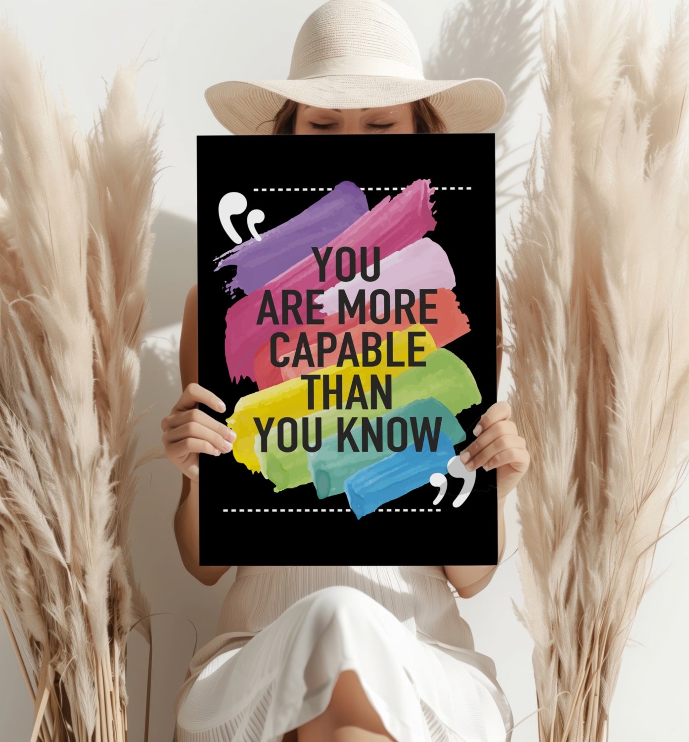 You Are Capable Aluminum Print.