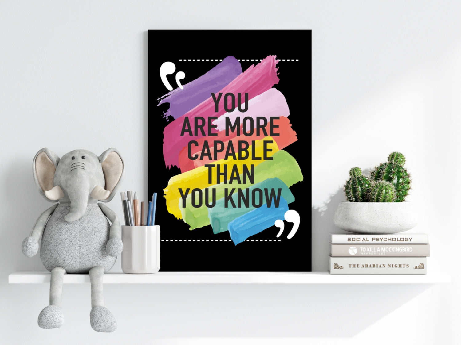 You Are Capable Aluminum Print.