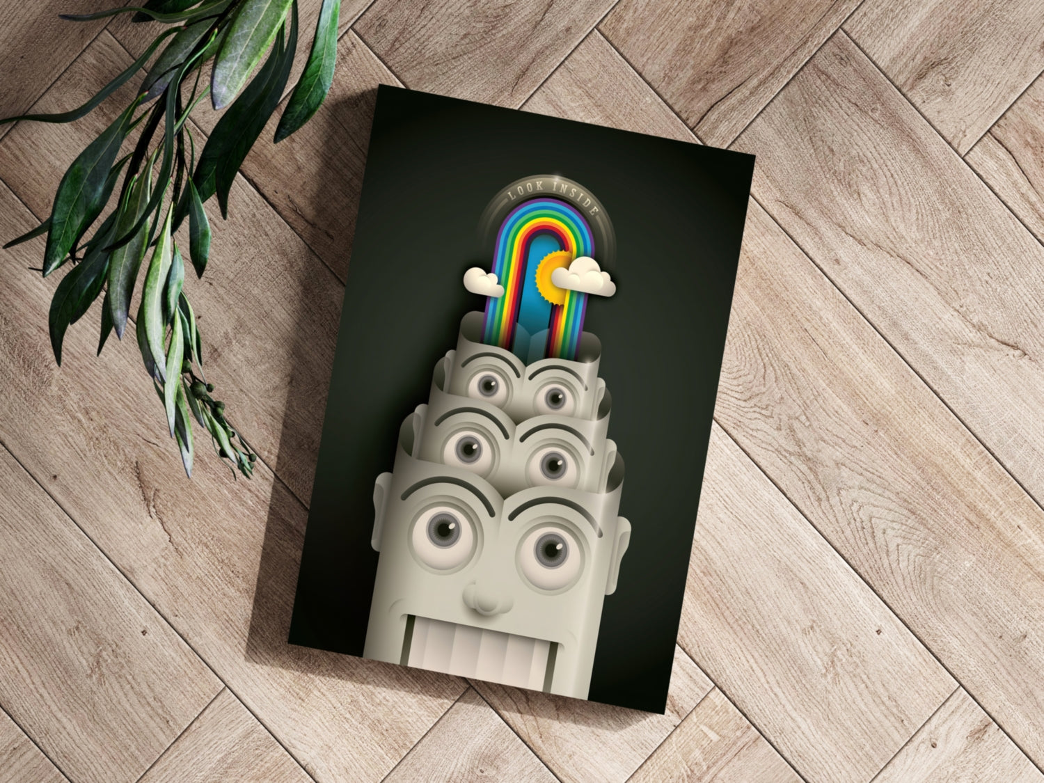 Colorful Mind Aluminum Print.