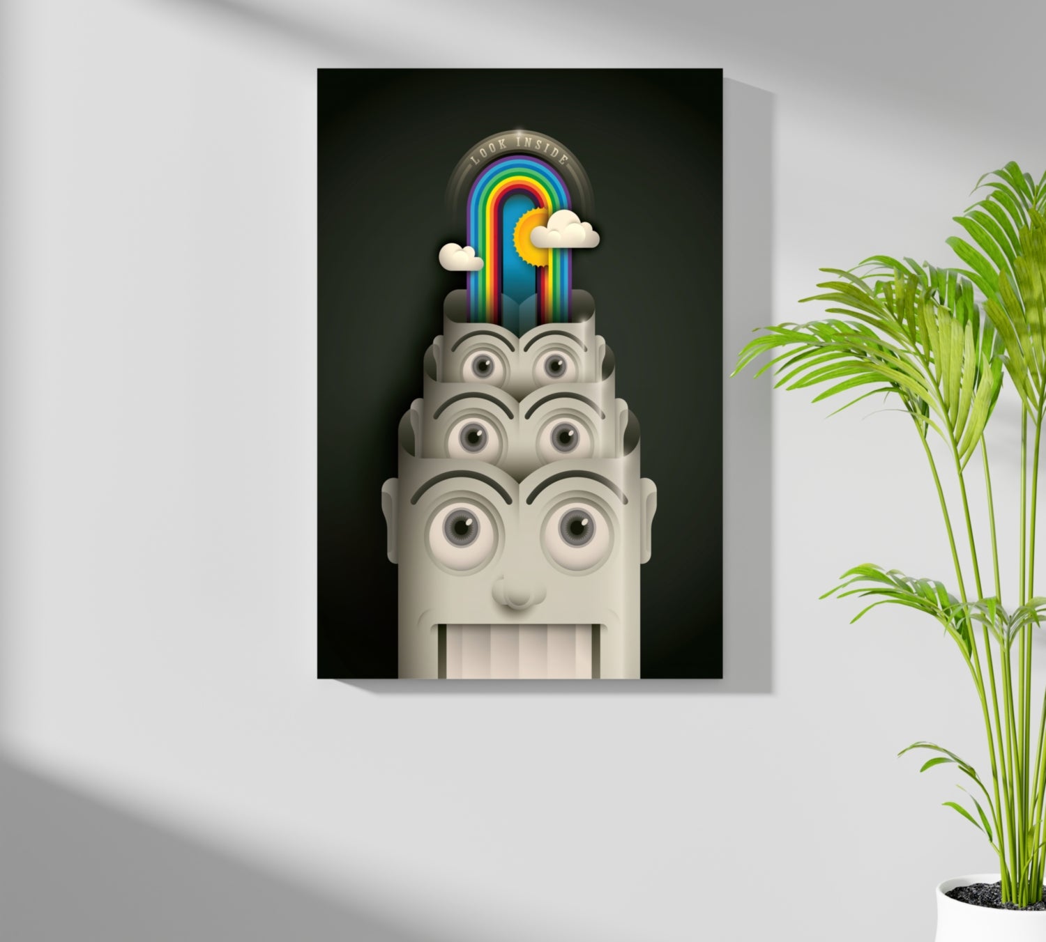 Colorful Mind Aluminum Print.