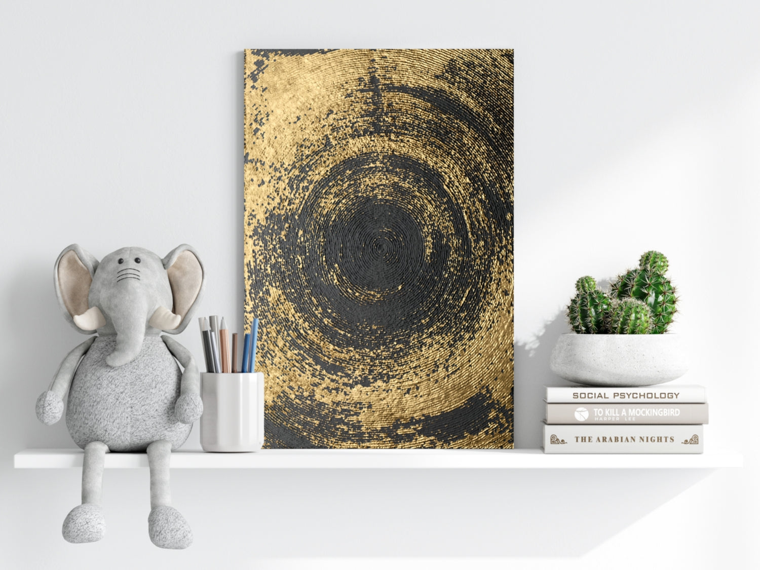 Abstract Elegance V1 Aluminum Print.