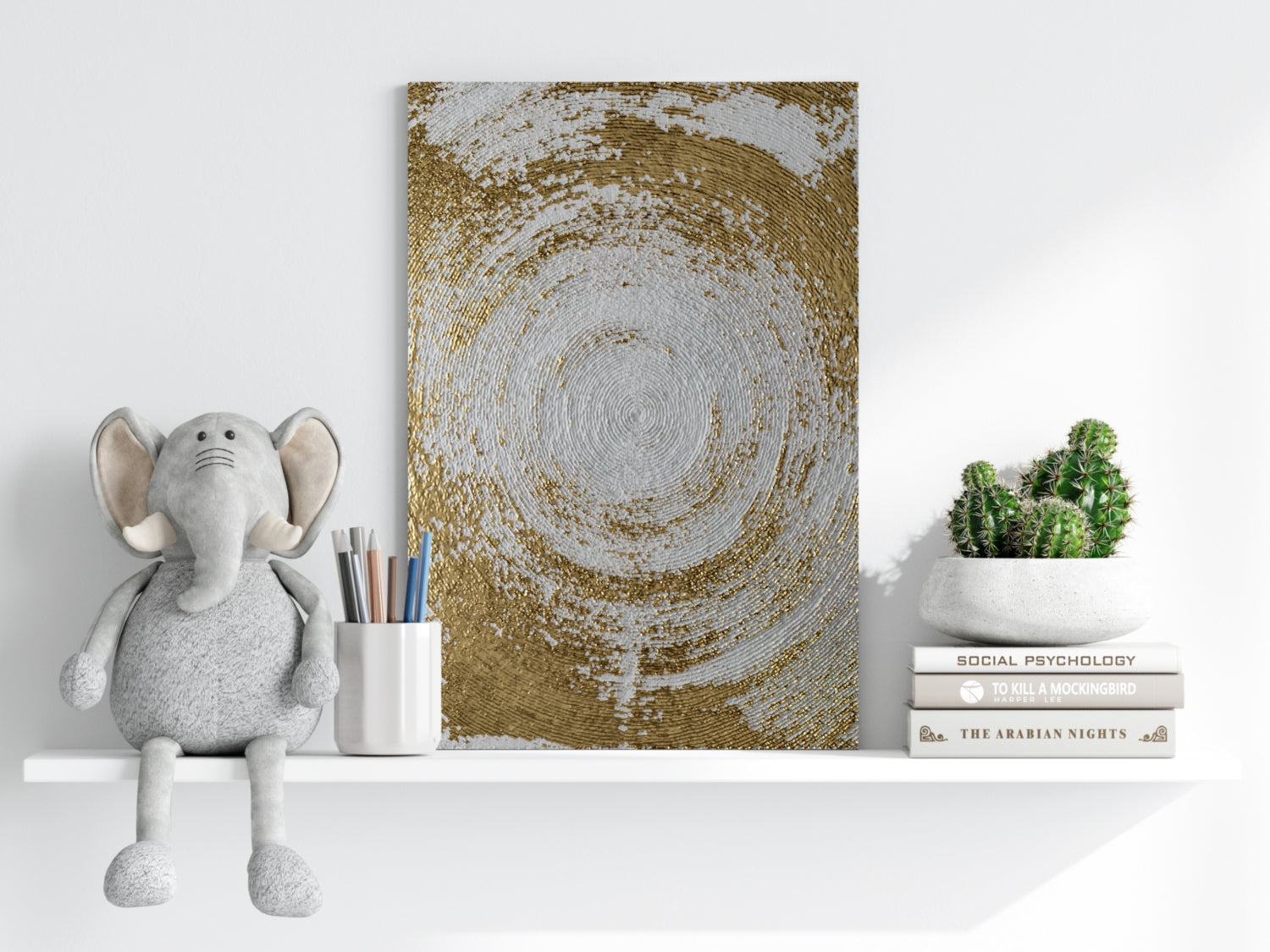 Abstract Elegance V2 Aluminum Print.