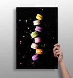 Colorful Macarons Aluminum Print