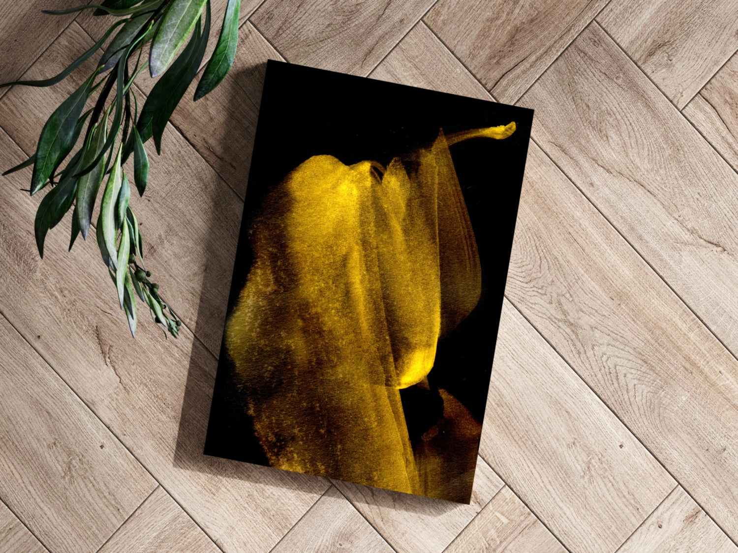 Shade of Gold V3 Aluminum Print.