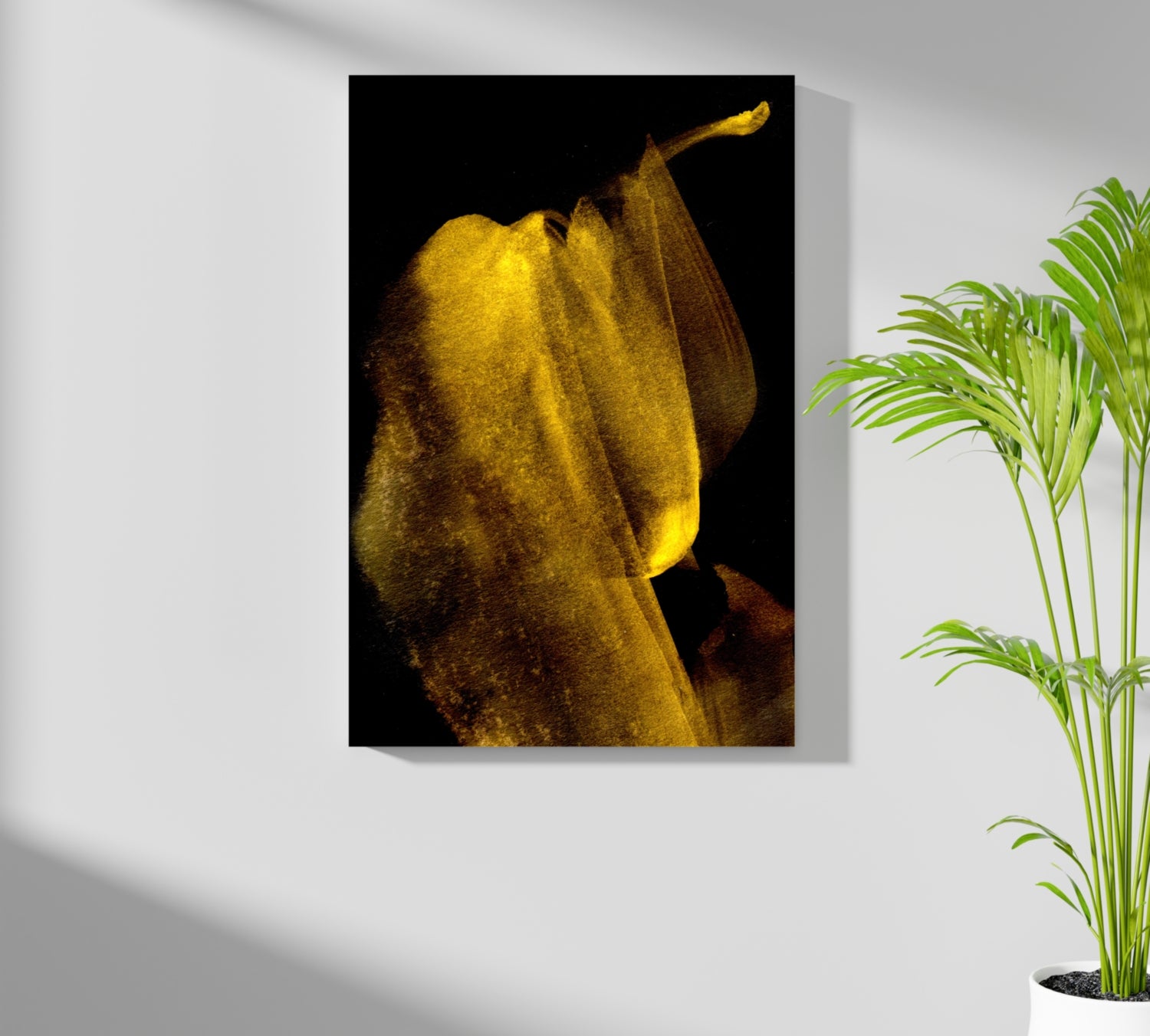 Shade of Gold V3 Aluminum Print.