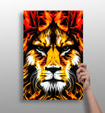Lion Aluminum Print