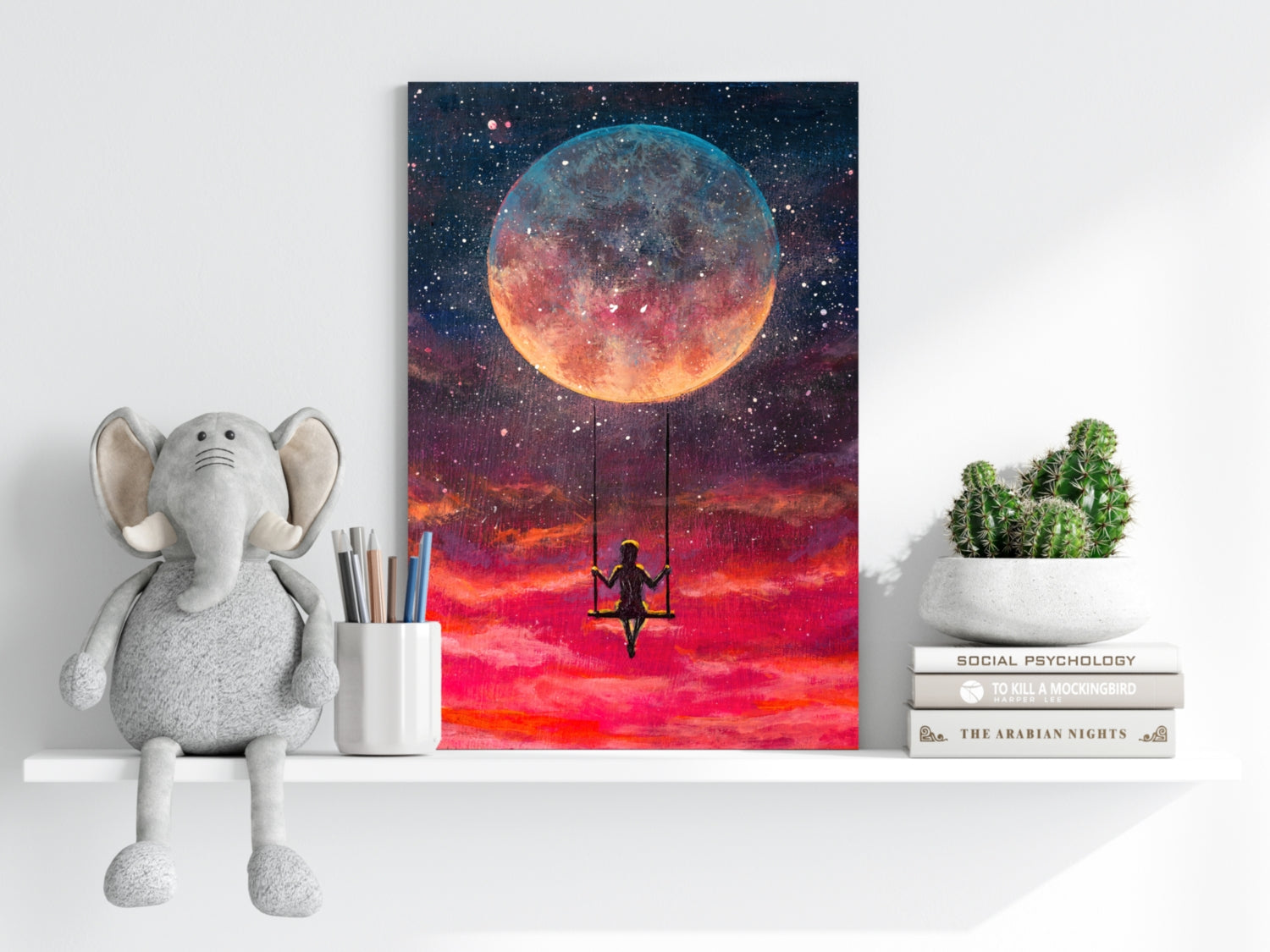 Dream Swing Aluminum Print.