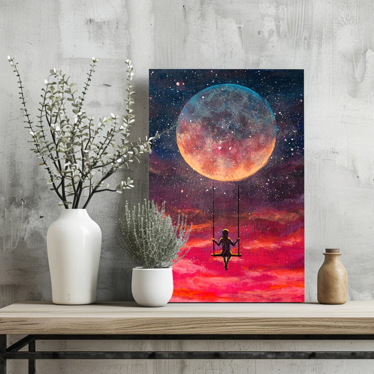 Dream Swing Aluminum Print.