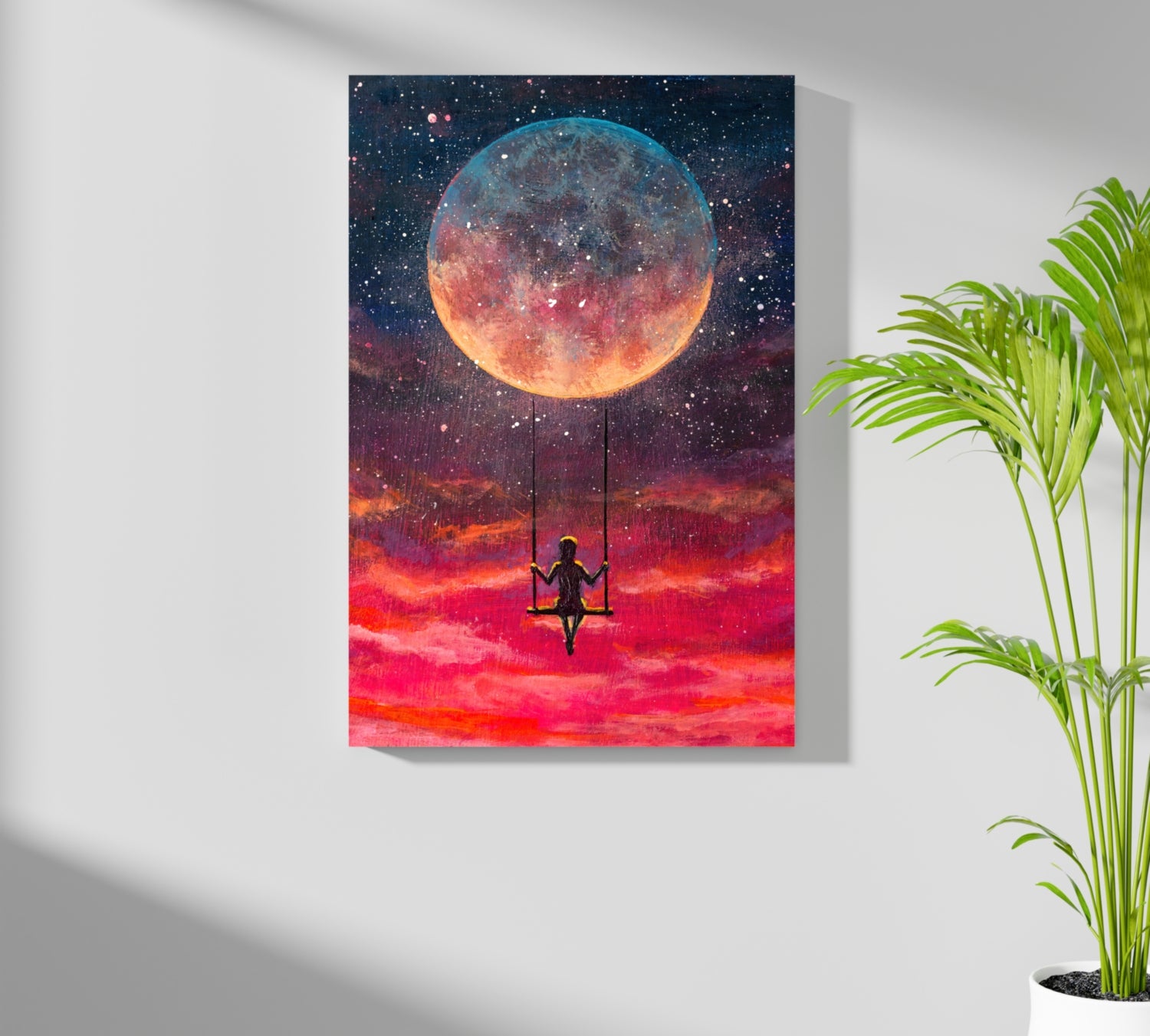 Dream Swing Aluminum Print.