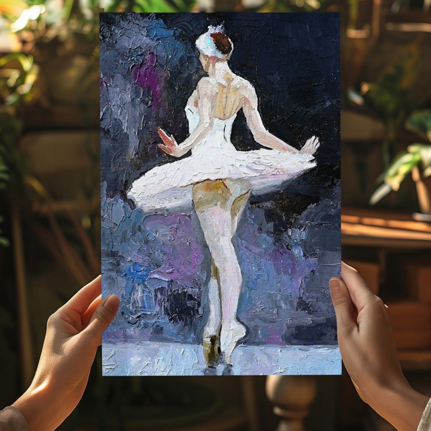 Ballet Performing Aluminum Print.