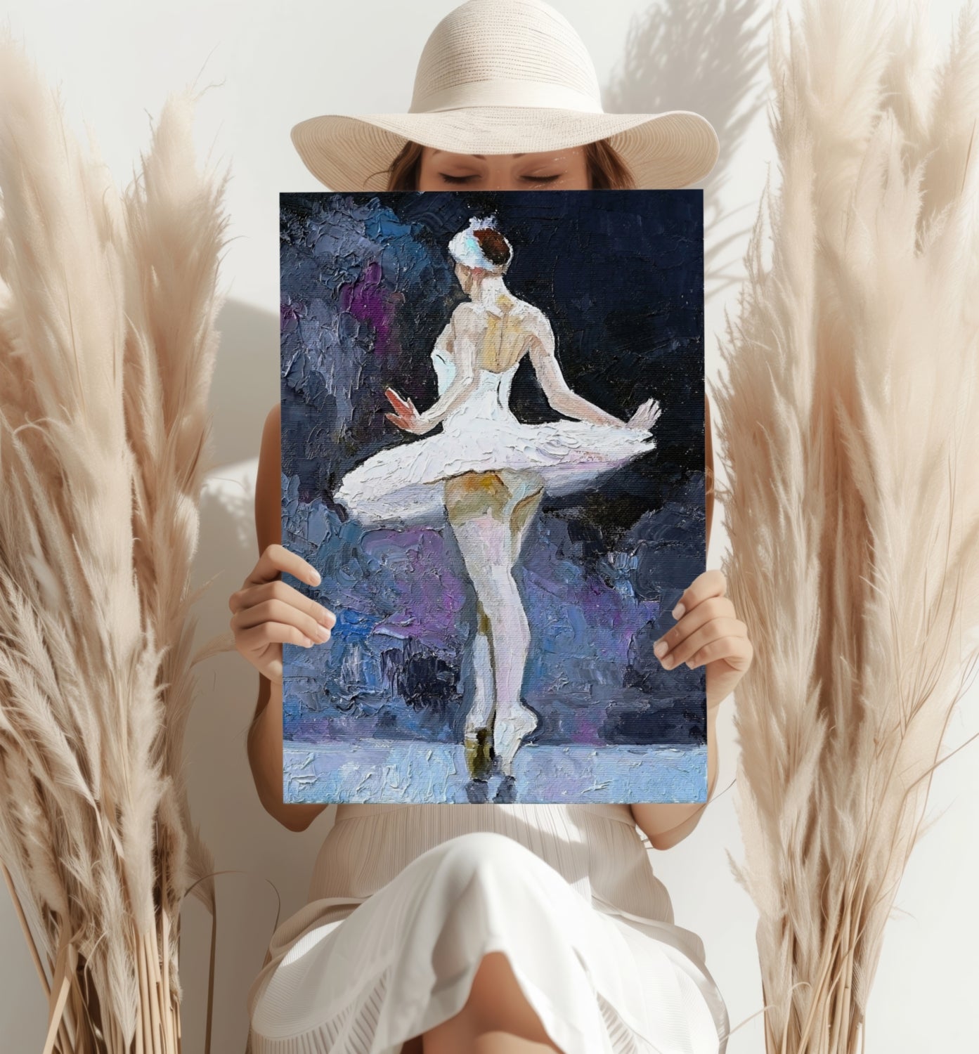 Ballet Performing Aluminum Print.