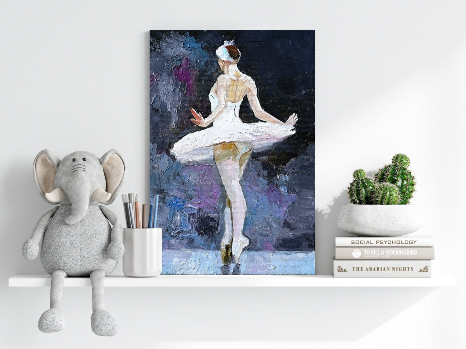 Ballet Performing Aluminum Print.