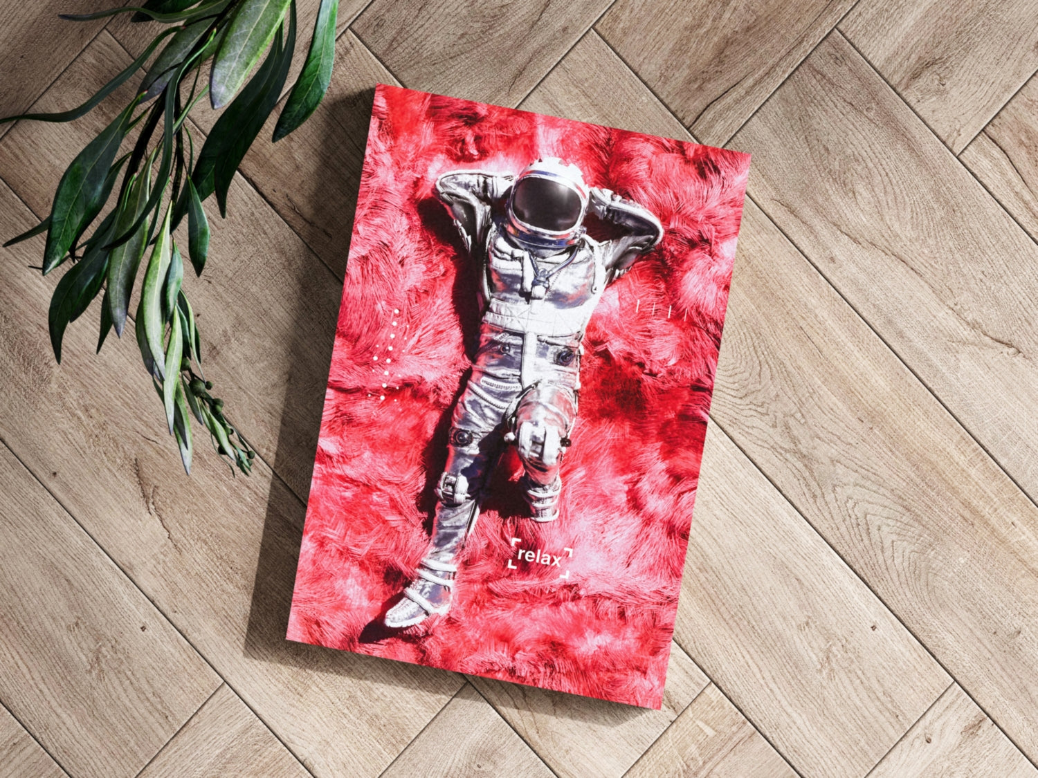 Rest Time For Astronaut Aluminum Print.