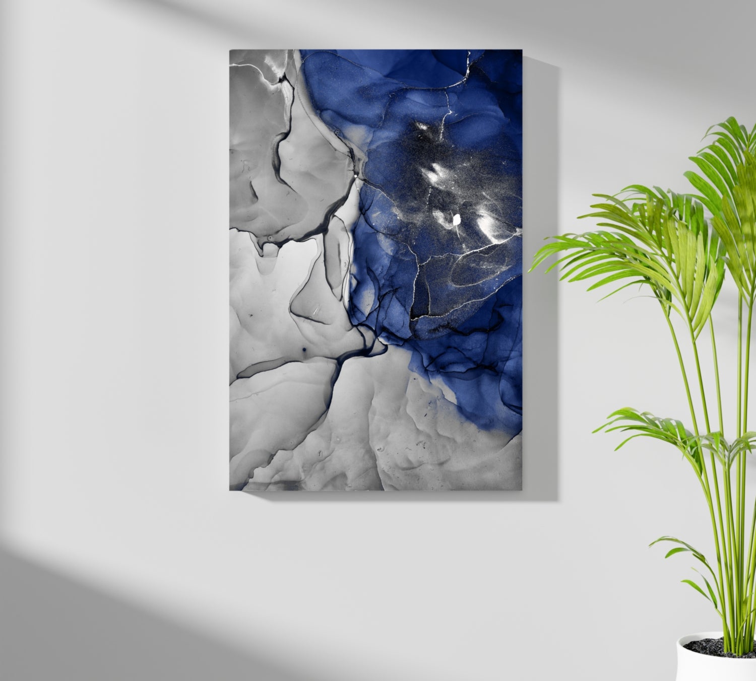 Abstract Marble Pattern V21 Aluminum Print.