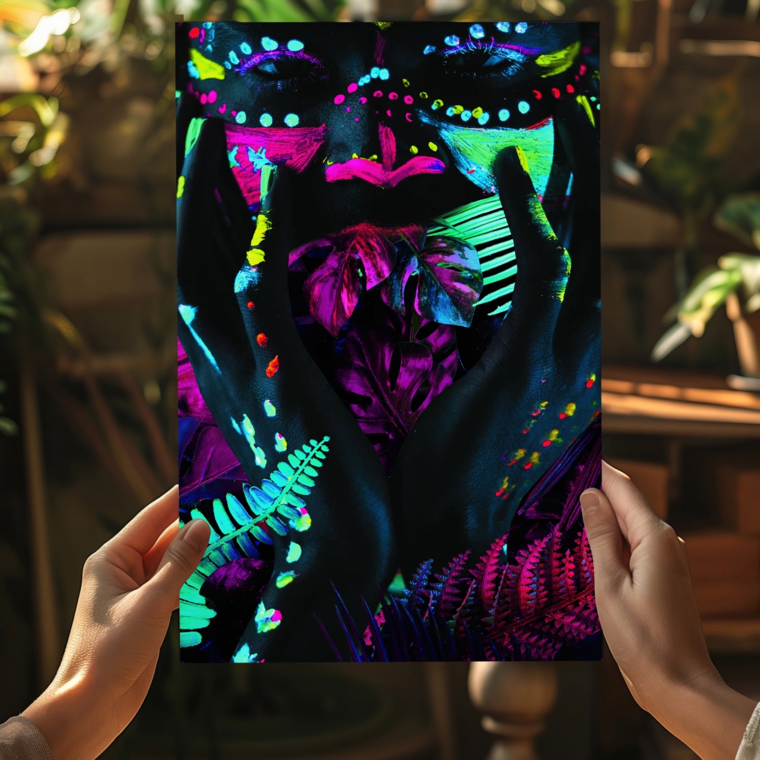 Amazon Woman Aluminum Print.