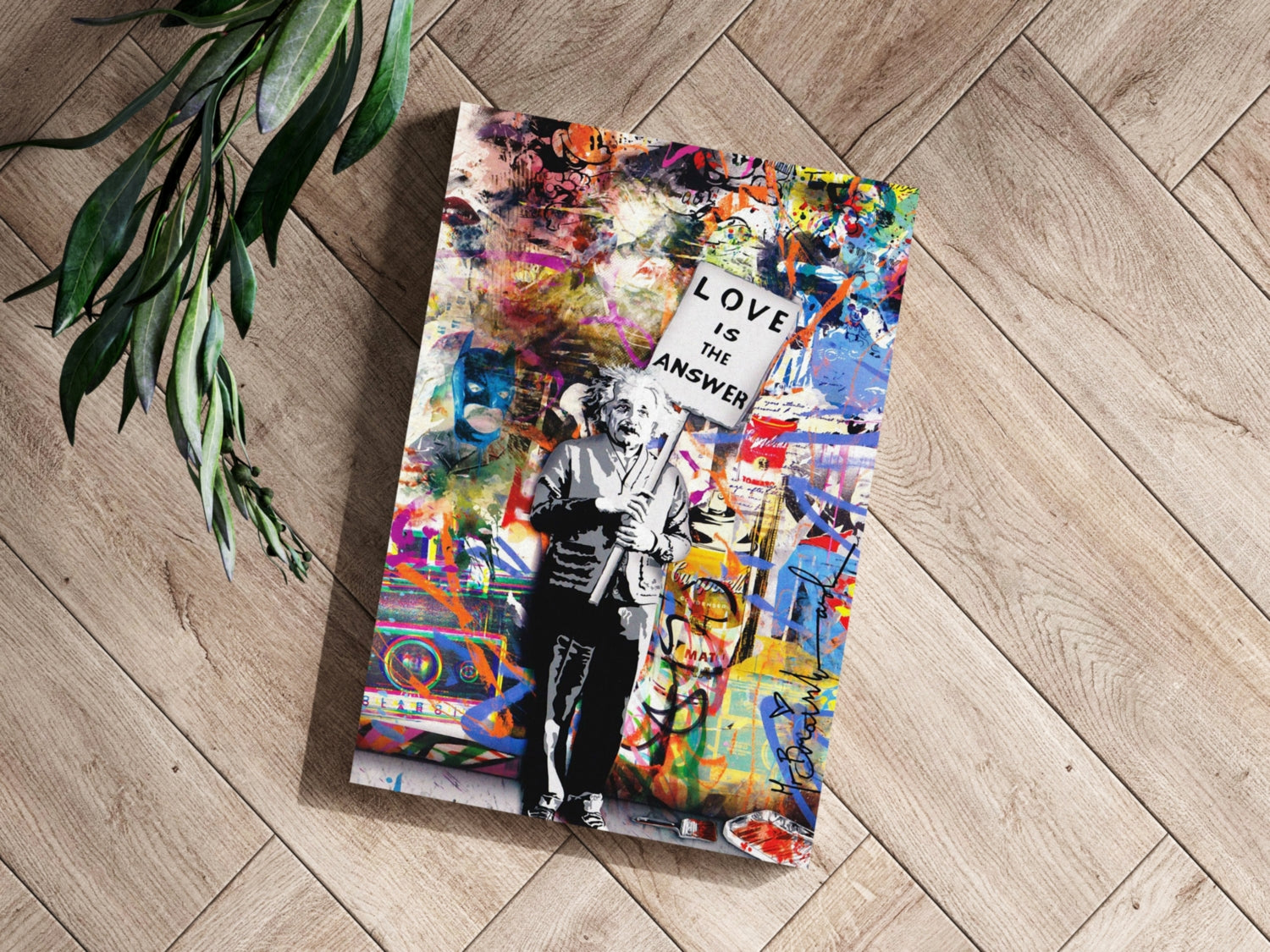 Love is The Answer Aluminum Print.