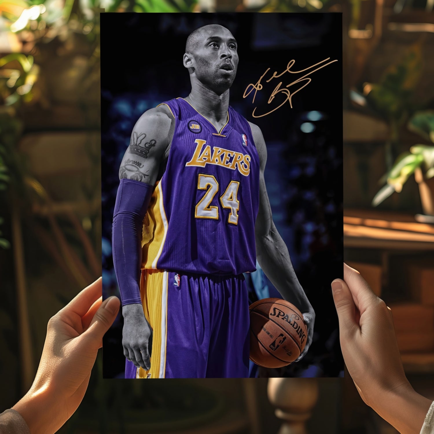 Kobe Bryant Aluminum Print.
