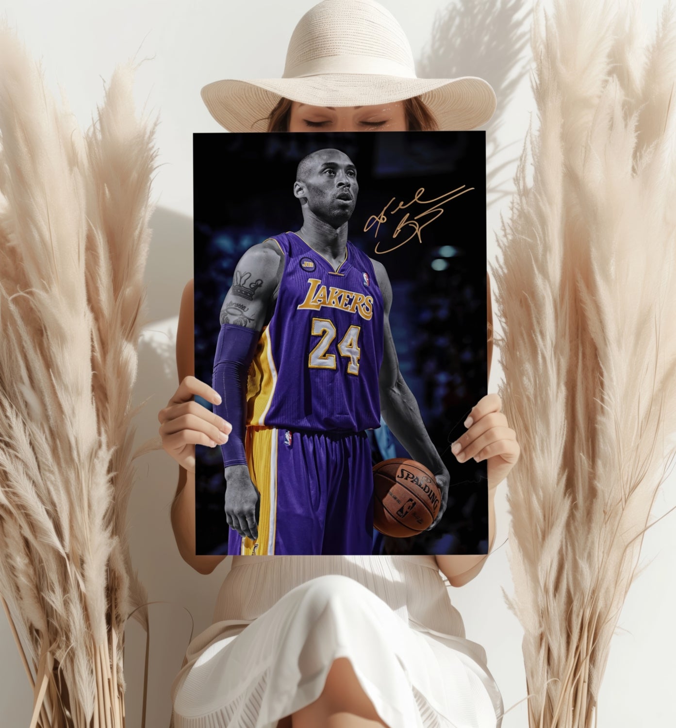 Kobe Bryant Aluminum Print.