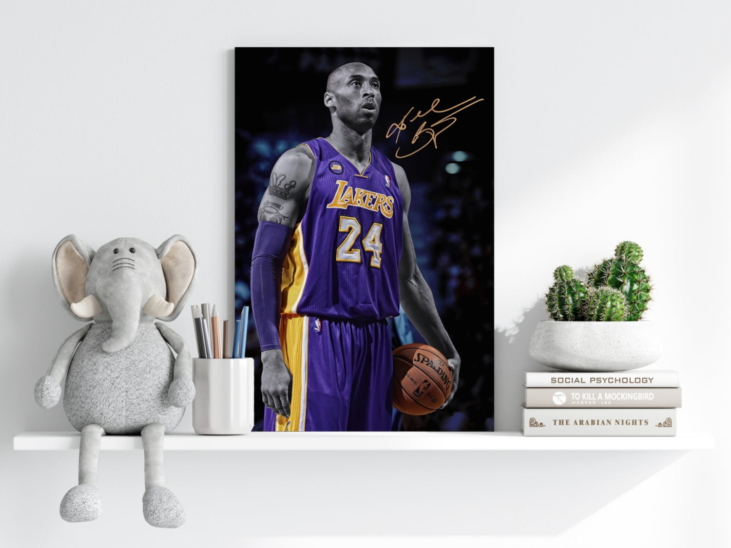 Kobe Bryant Aluminum Print.
