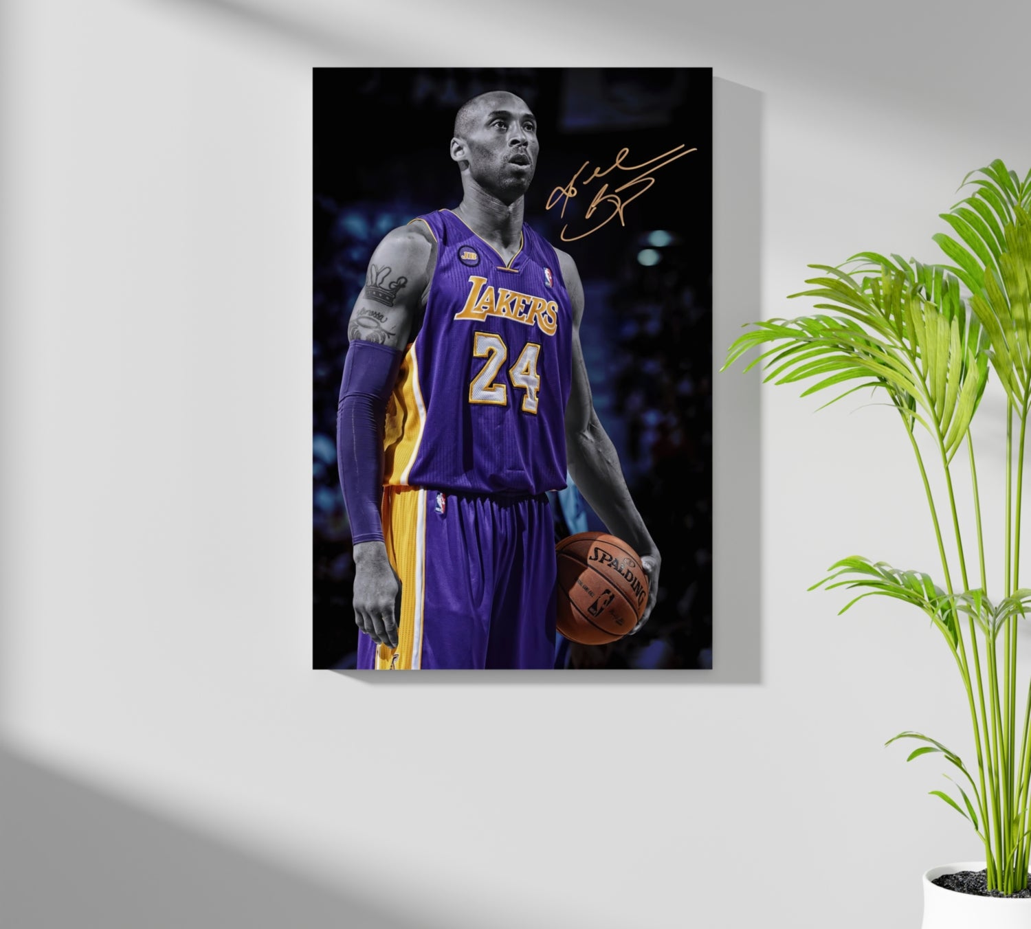 Kobe Bryant Aluminum Print.