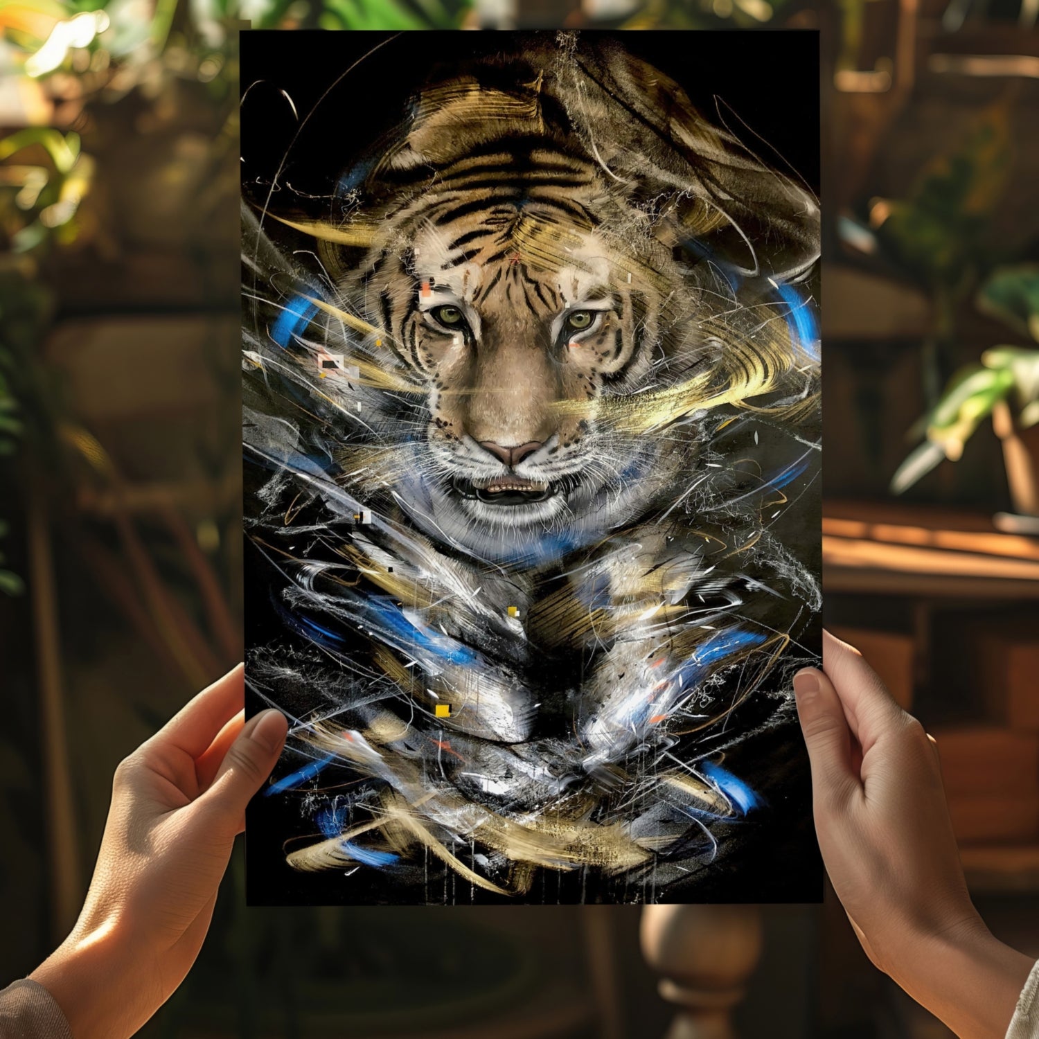 Tiger Aluminum Print.