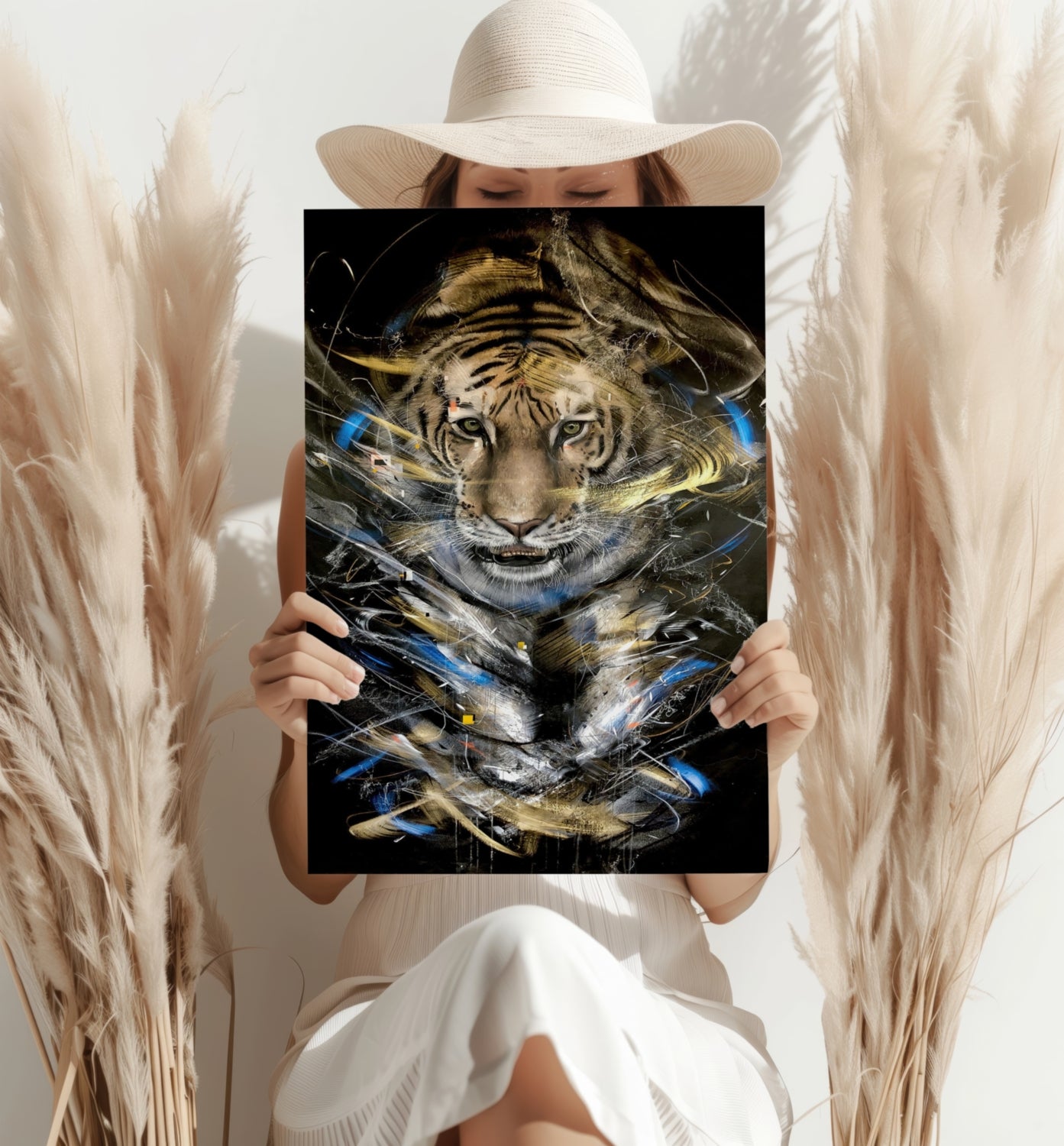 Tiger Aluminum Print.