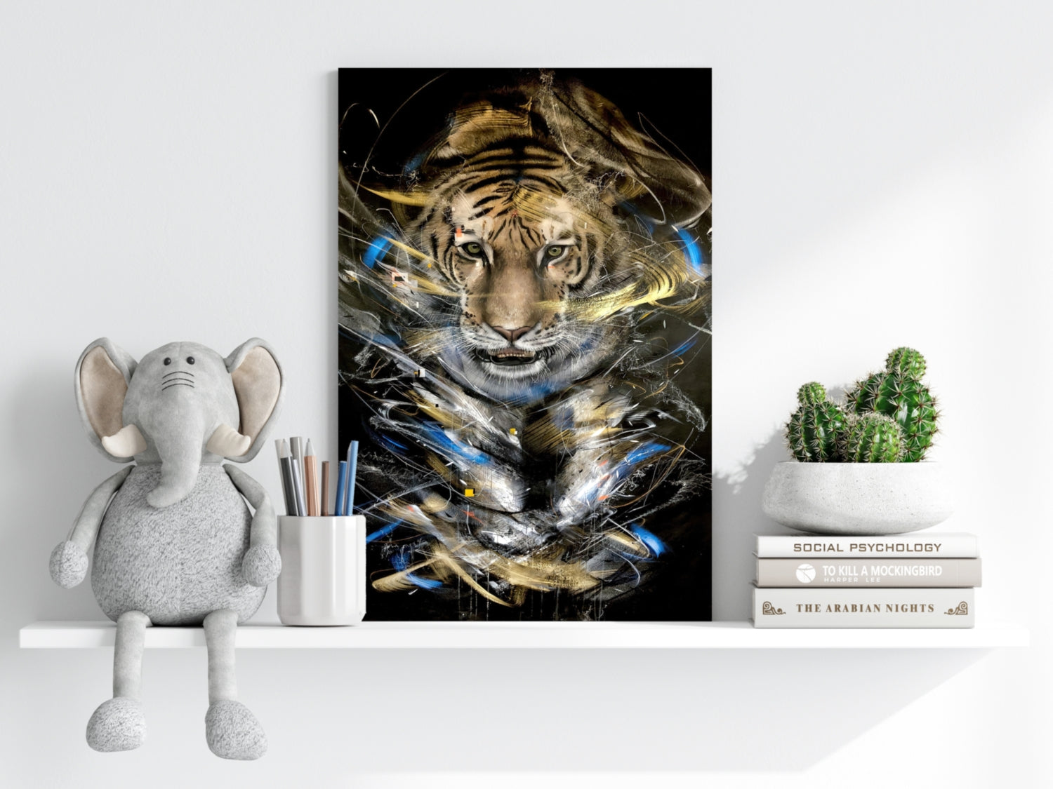 Tiger Aluminum Print.