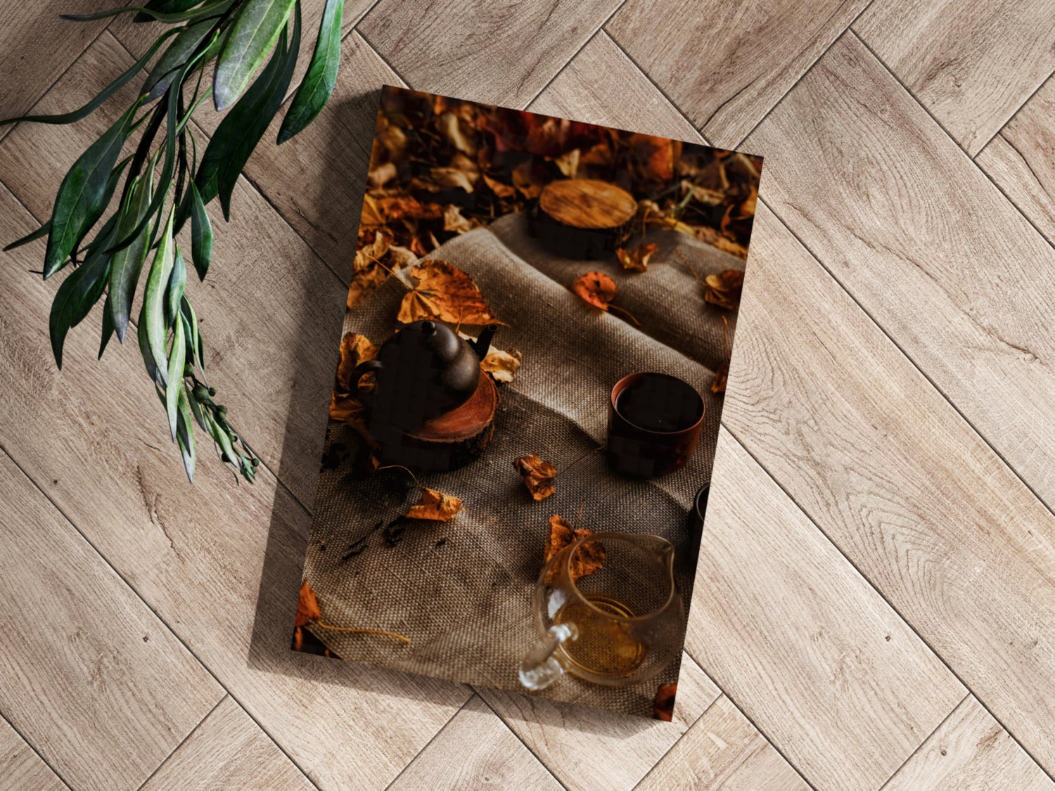 A Cup Of Tea Aluminum Print.