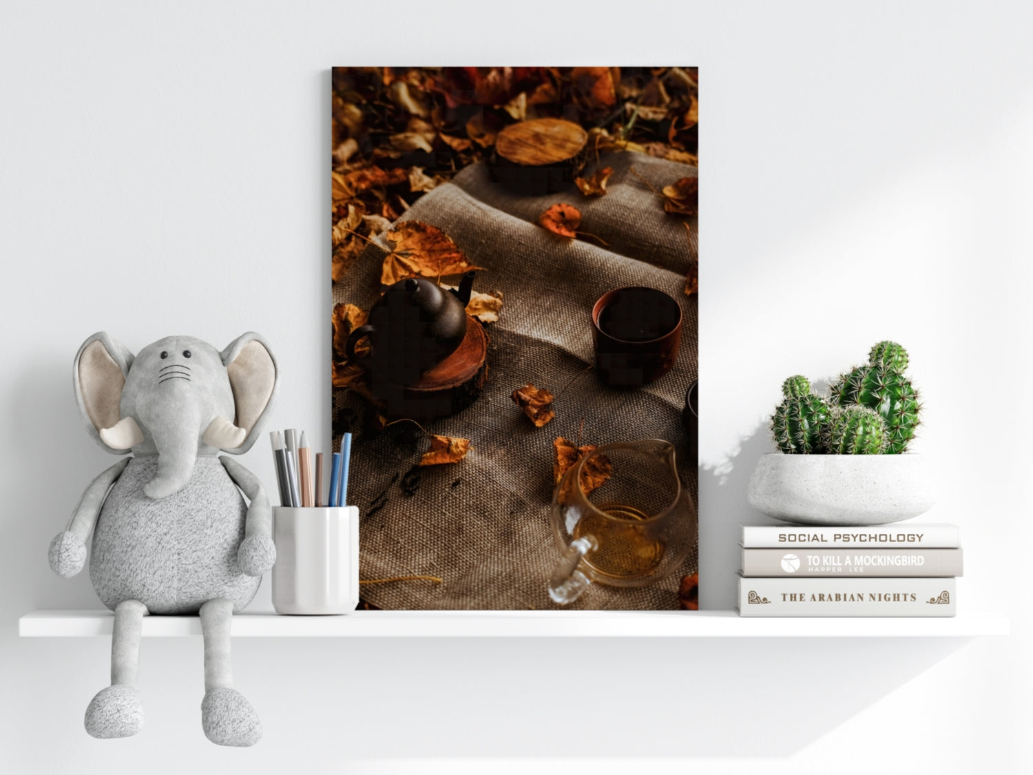 A Cup Of Tea Aluminum Print.