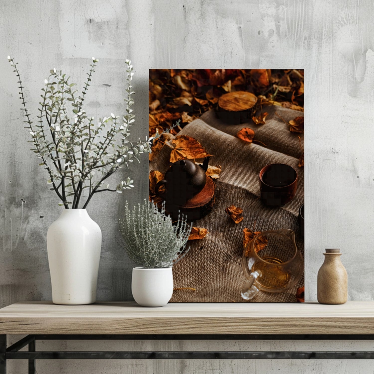 A Cup Of Tea Aluminum Print.