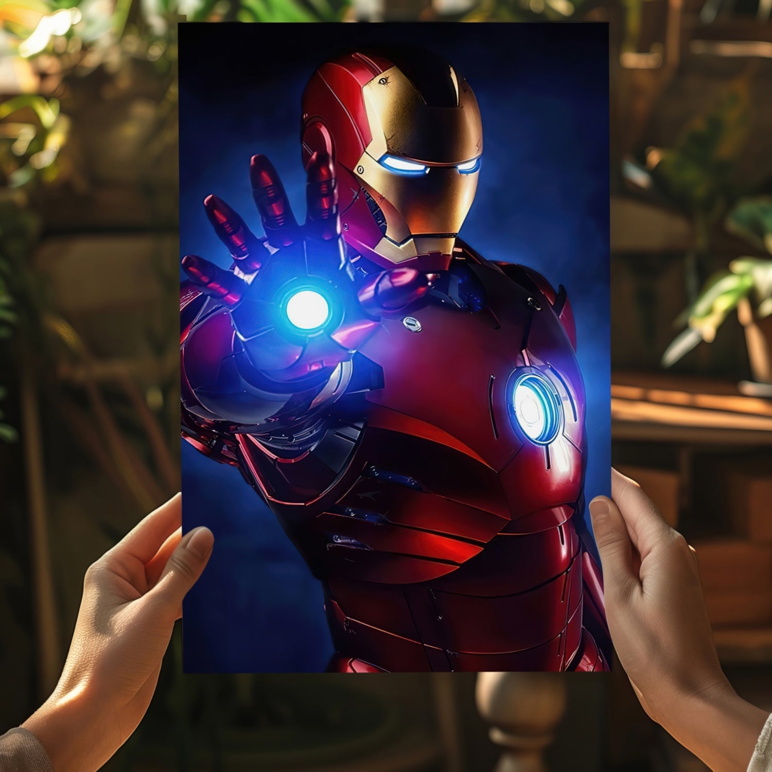 Superhero Aluminum Print.