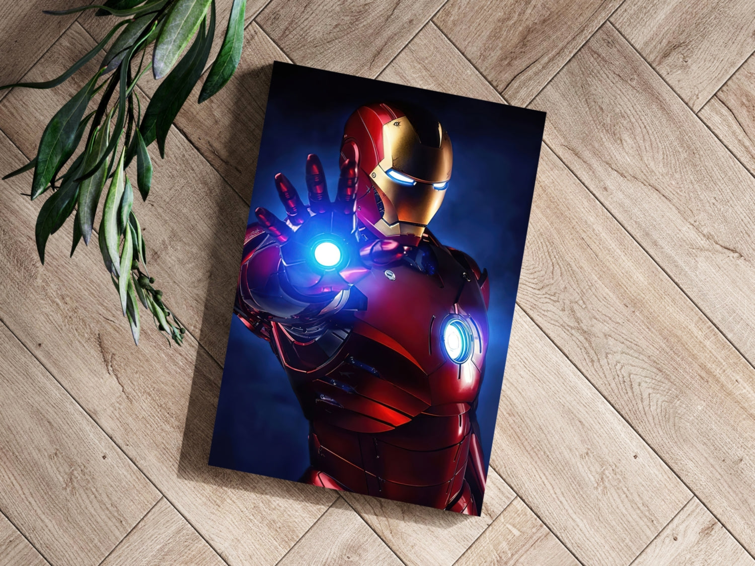 Superhero Aluminum Print.