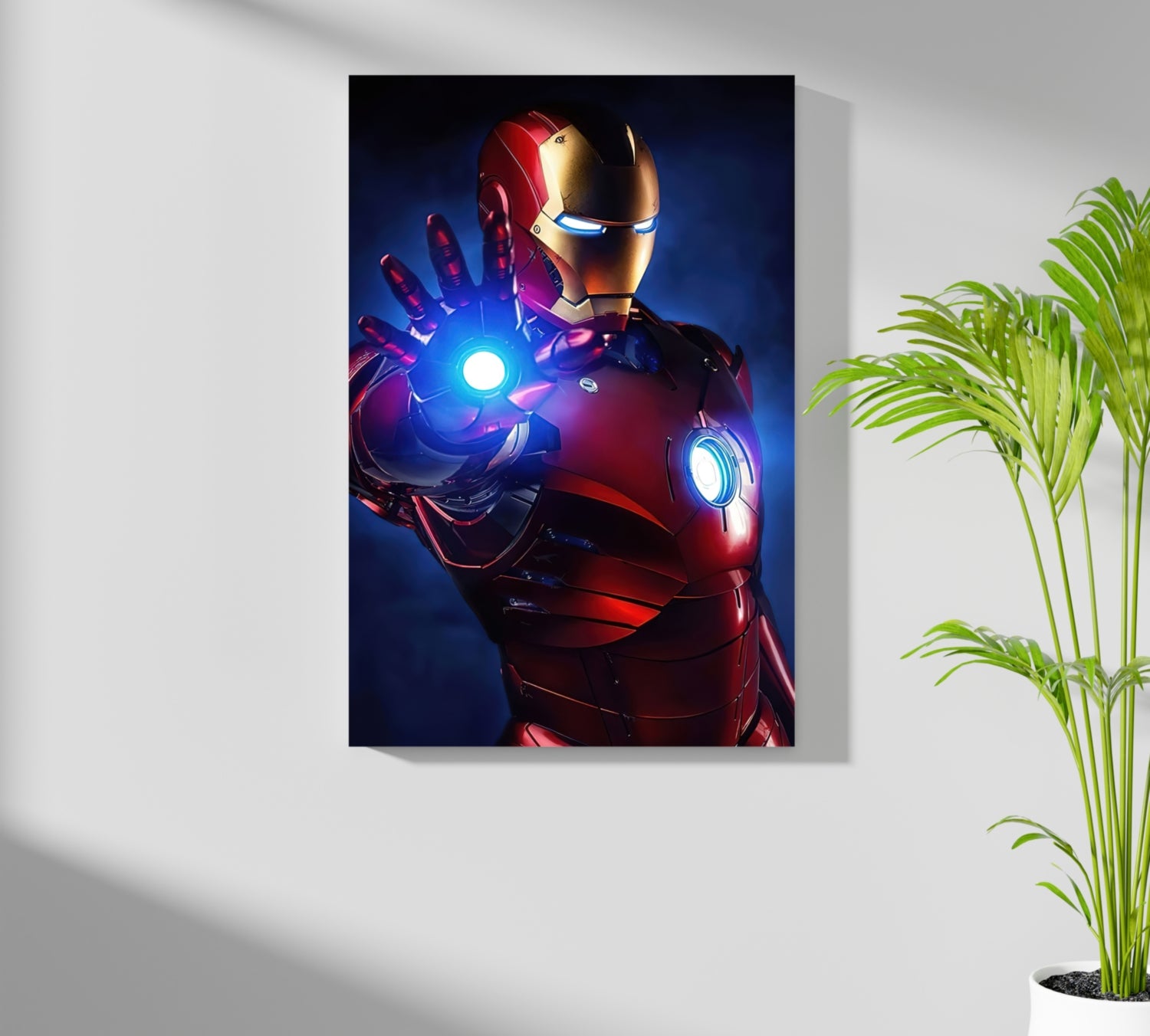 Superhero Aluminum Print.