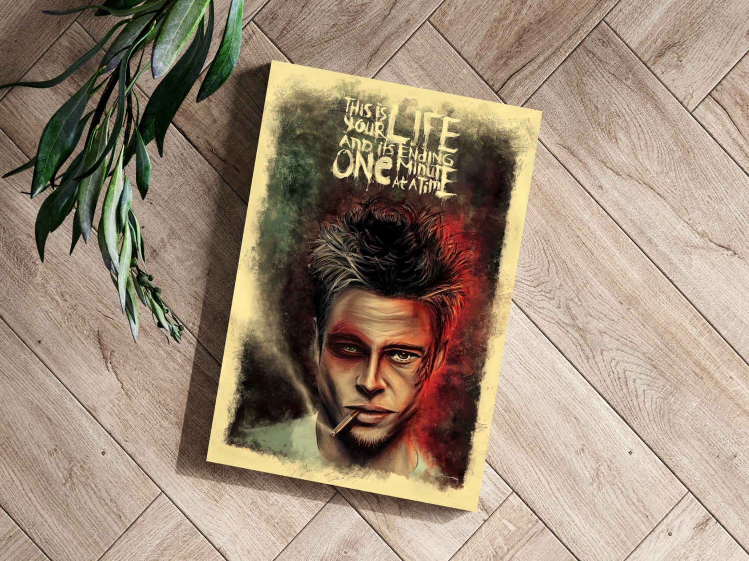 Fight Club Rule Aluminum Print.