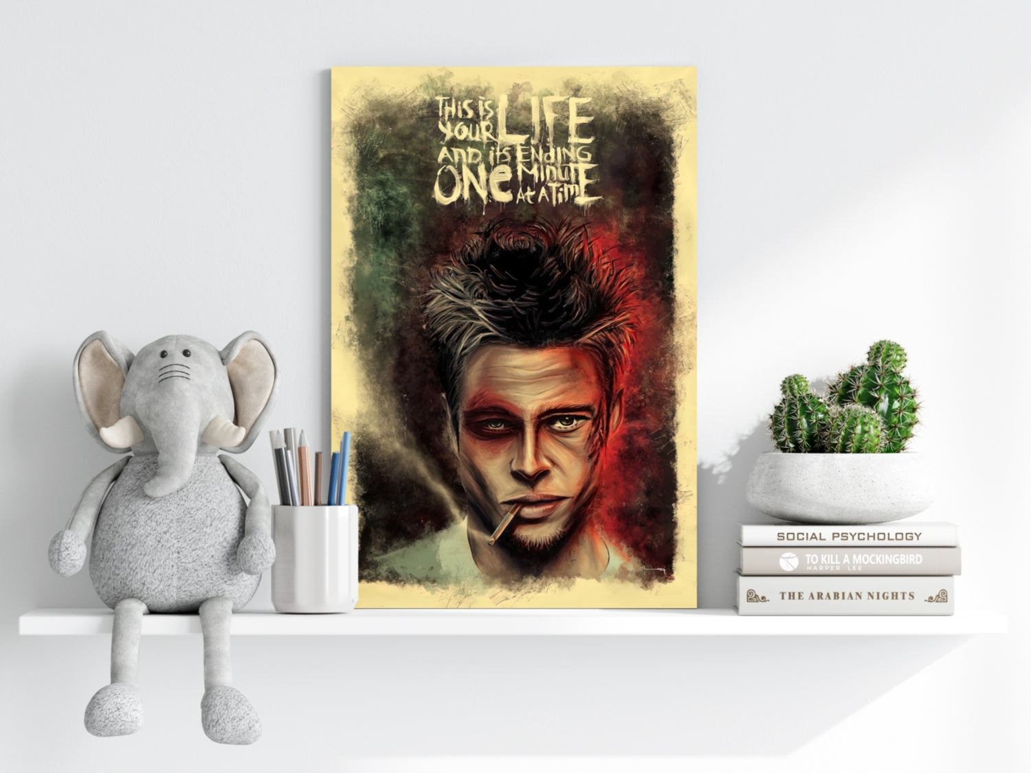 Fight Club Rule Aluminum Print.