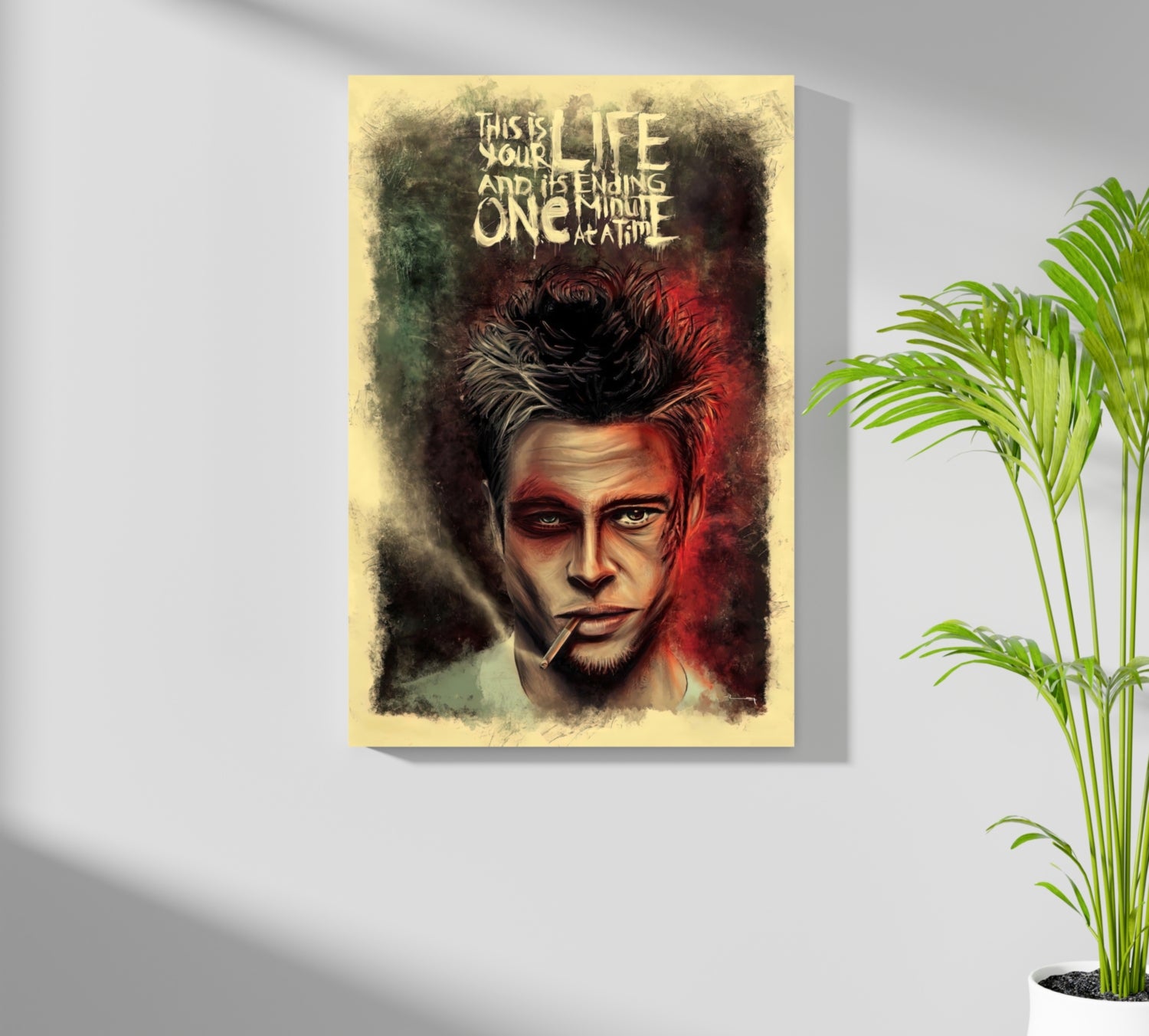 Fight Club Rule Aluminum Print.