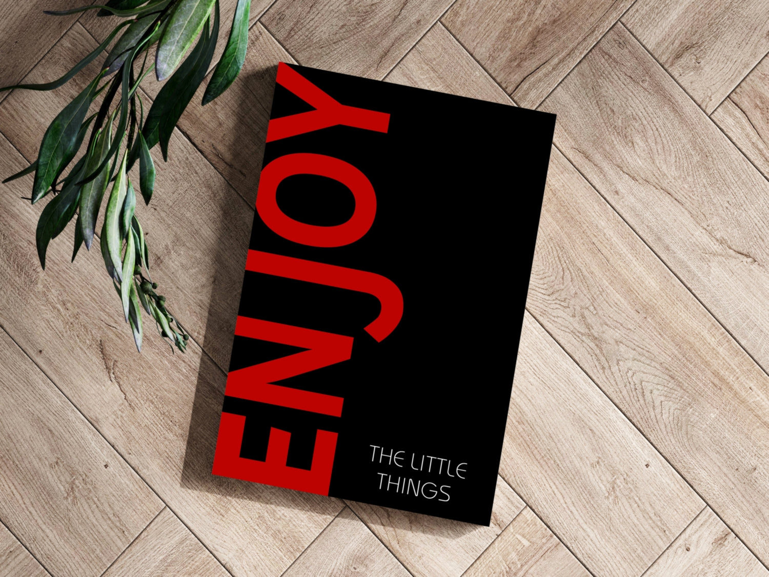 Enjoy The Little Things Aluminum Print.