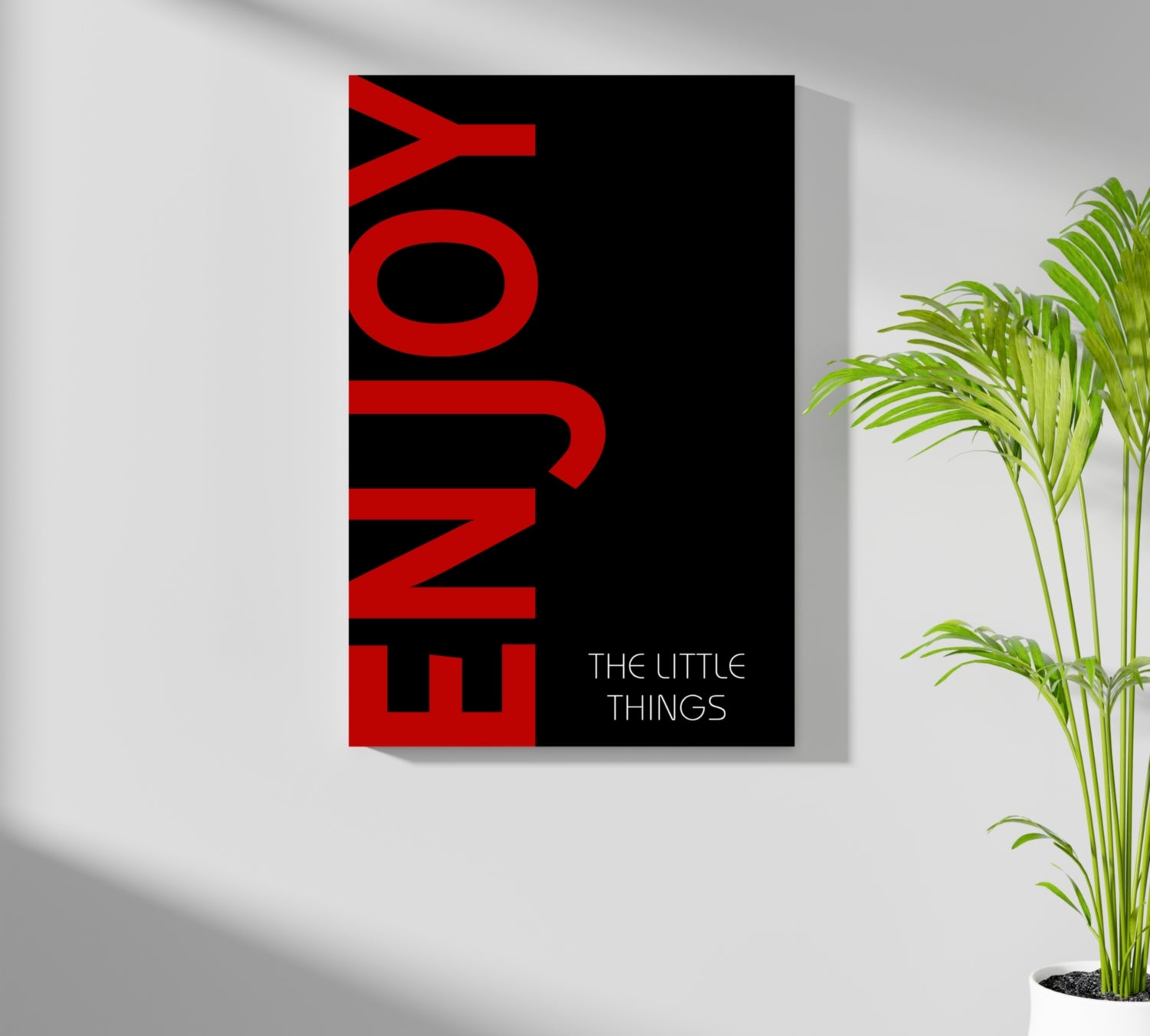 Enjoy The Little Things Aluminum Print.