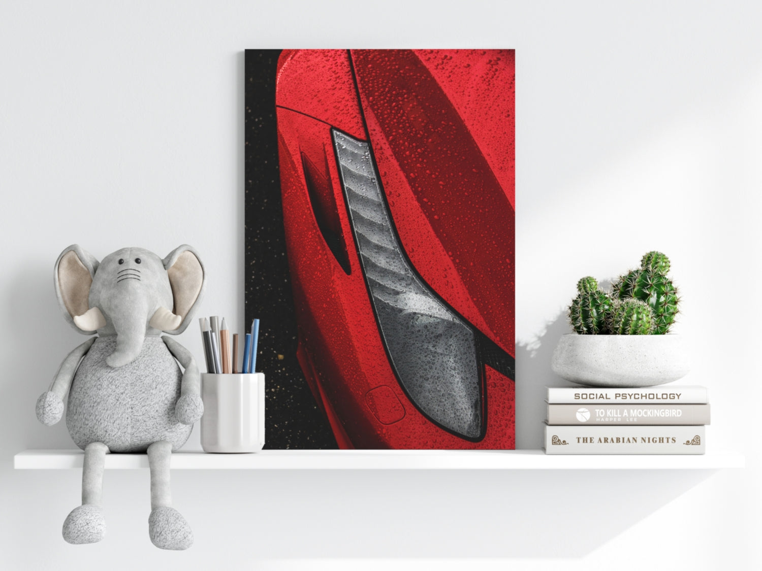 Ferrari Aluminum Print.