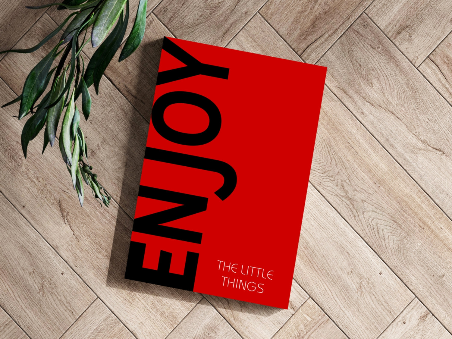 Enjoy The Little Things Aluminum Print.