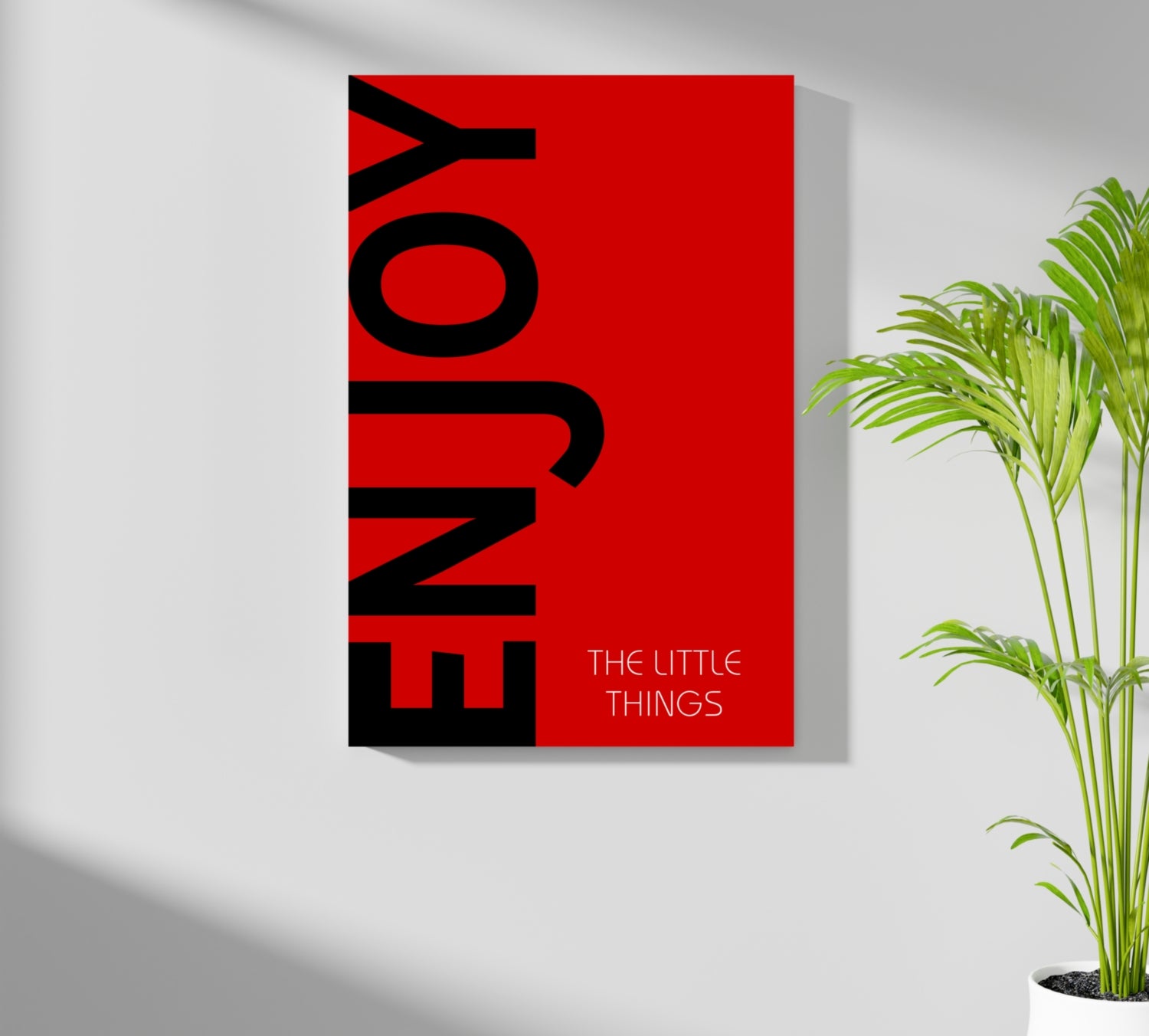 Enjoy The Little Things Aluminum Print.